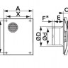 Вентилятор осевой вытяжной с обр. клапаном D98 BREEZE 4C