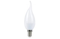 Светодиодная LED свеча на ветру матовая лампа C37-07W/3000/E14 4690626029101