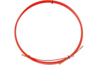 Протяжка кабельная (мини УЗК в бухте), стеклопруток 3м д=3,5мм Красная 47-1003
