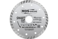 Круг алмазный Turbo Smart Cut 125*2,2*7*22,23 "MOS-DISTAR" SC7MD12522